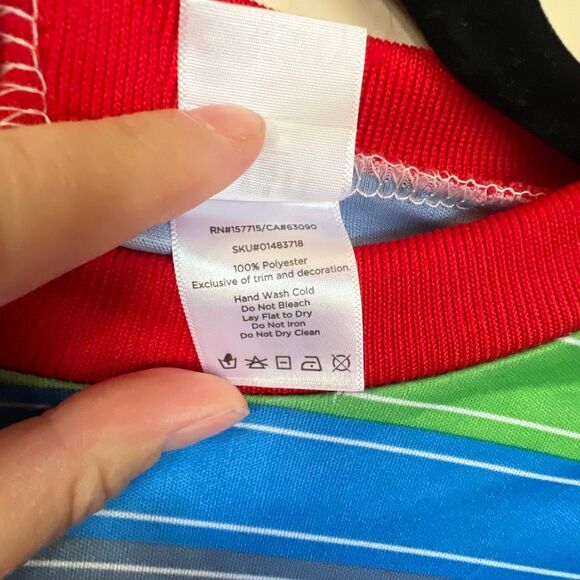 CHUCKY Costume Size Teen One Piece Spirit Halloween Child’s Play Horror Movie - Picture 6 of 9